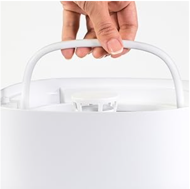 steam humidifier with top filling